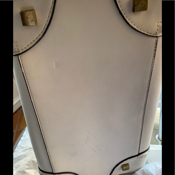 Celine white with black handles made with leather. - Picture 6 of 7